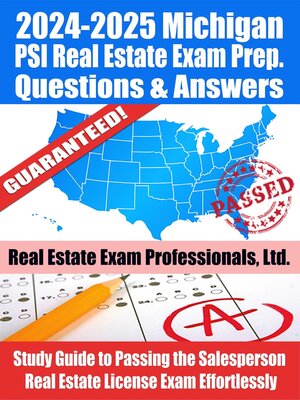 cover image of 2024-2025 Michigan PSI Real Estate Exam Prep Questions & Answers